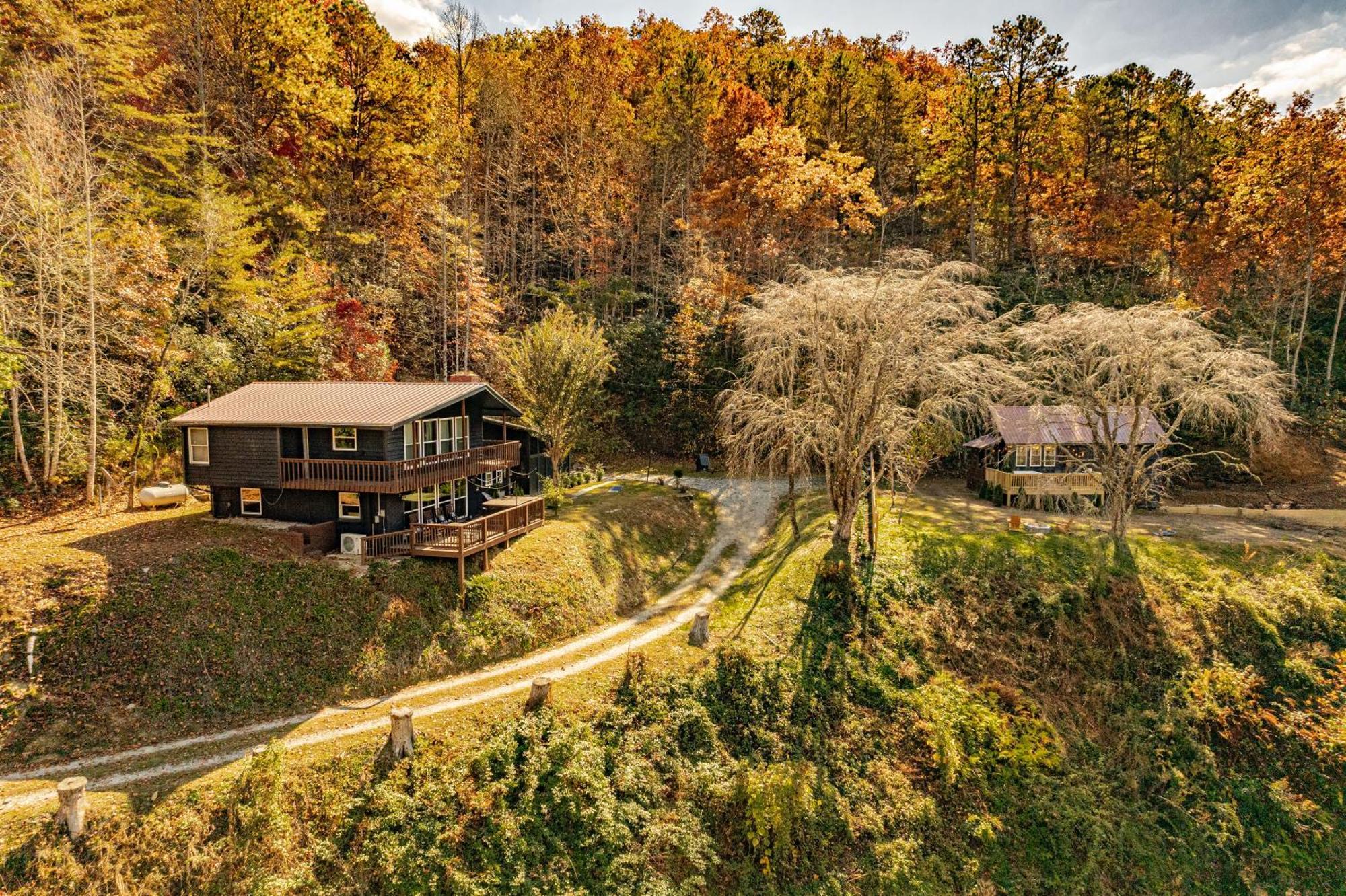 Big Blue Cabins Bryson City Extérieur photo